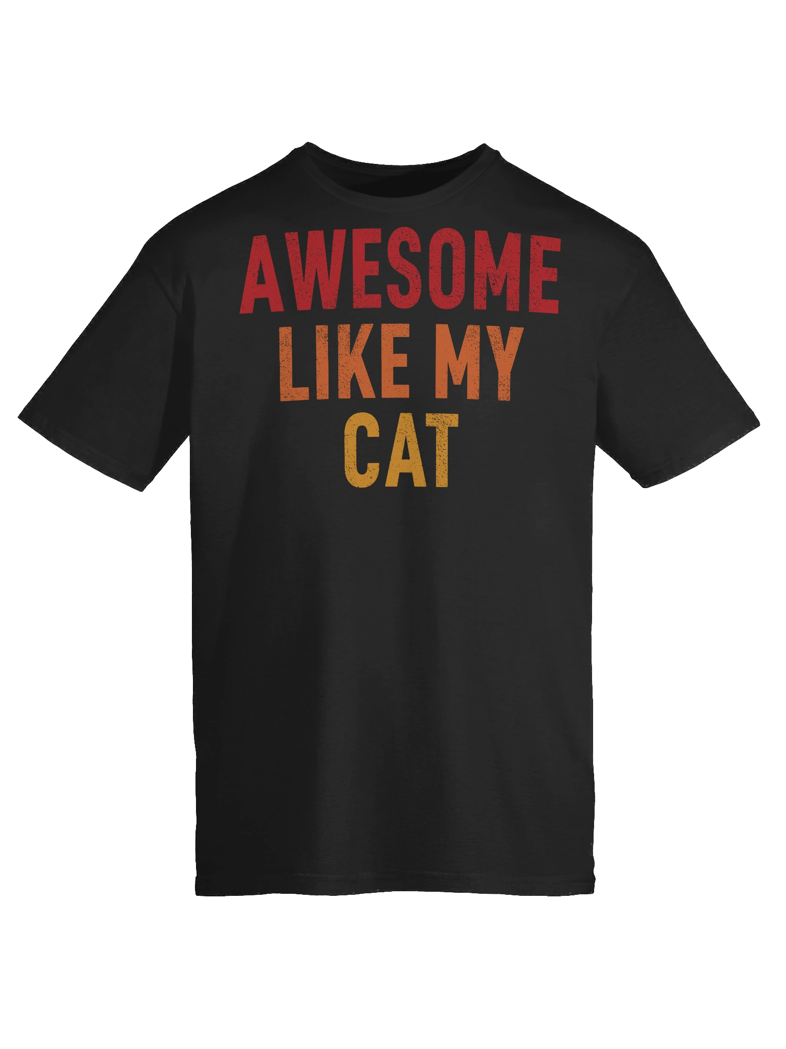 Awesome Like My Cat Retro T-Shirt product image (49)