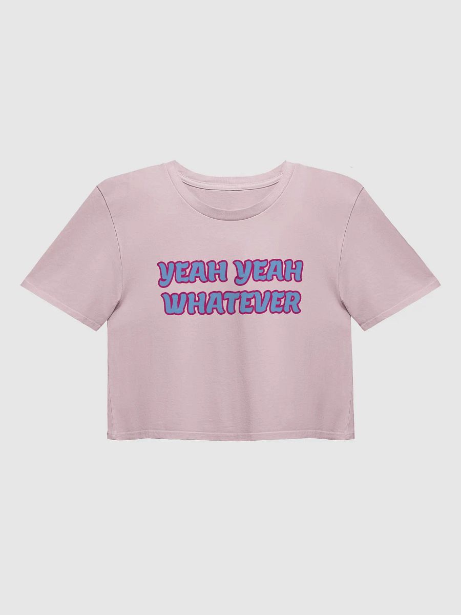 YEAH YEAH WHATEVER Crop Top product image (1)