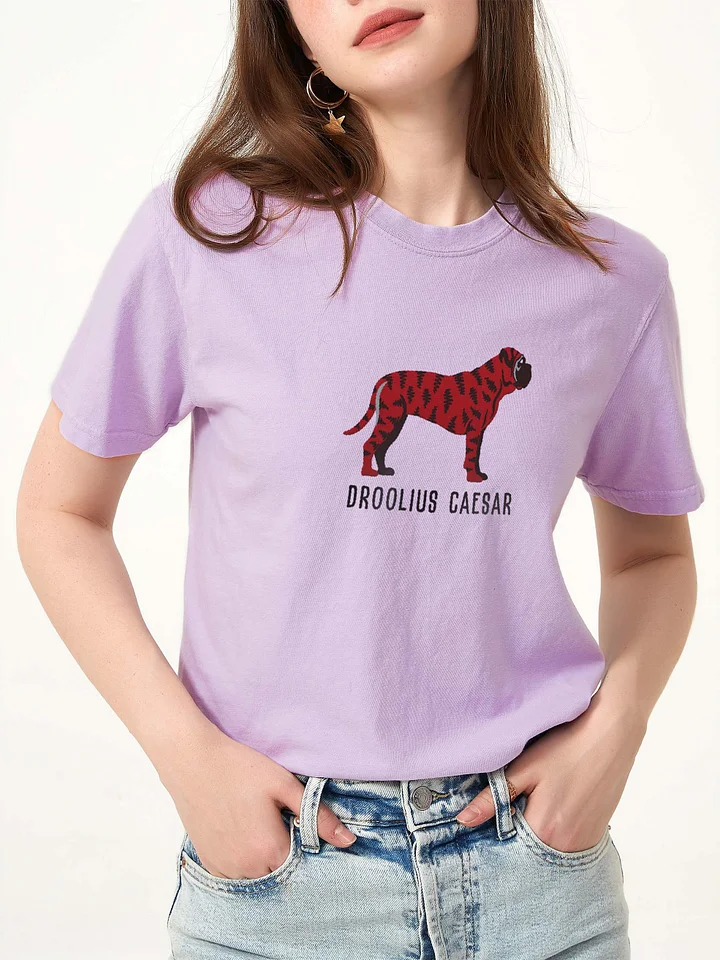 Droolius Caesar T-Shirt(Embroidered) of an English Mastiff(Brindle) product image (2)