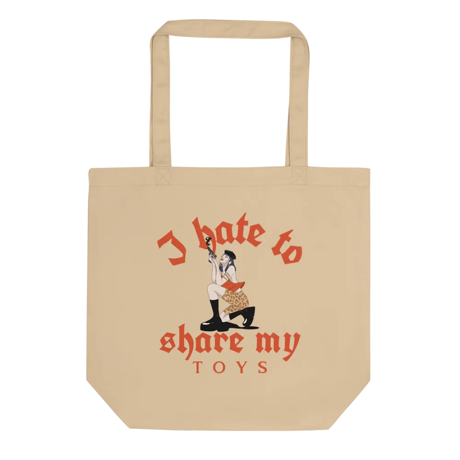 I Hate to Share My Toys Eco-Friendly Tote Bag product image (1)
