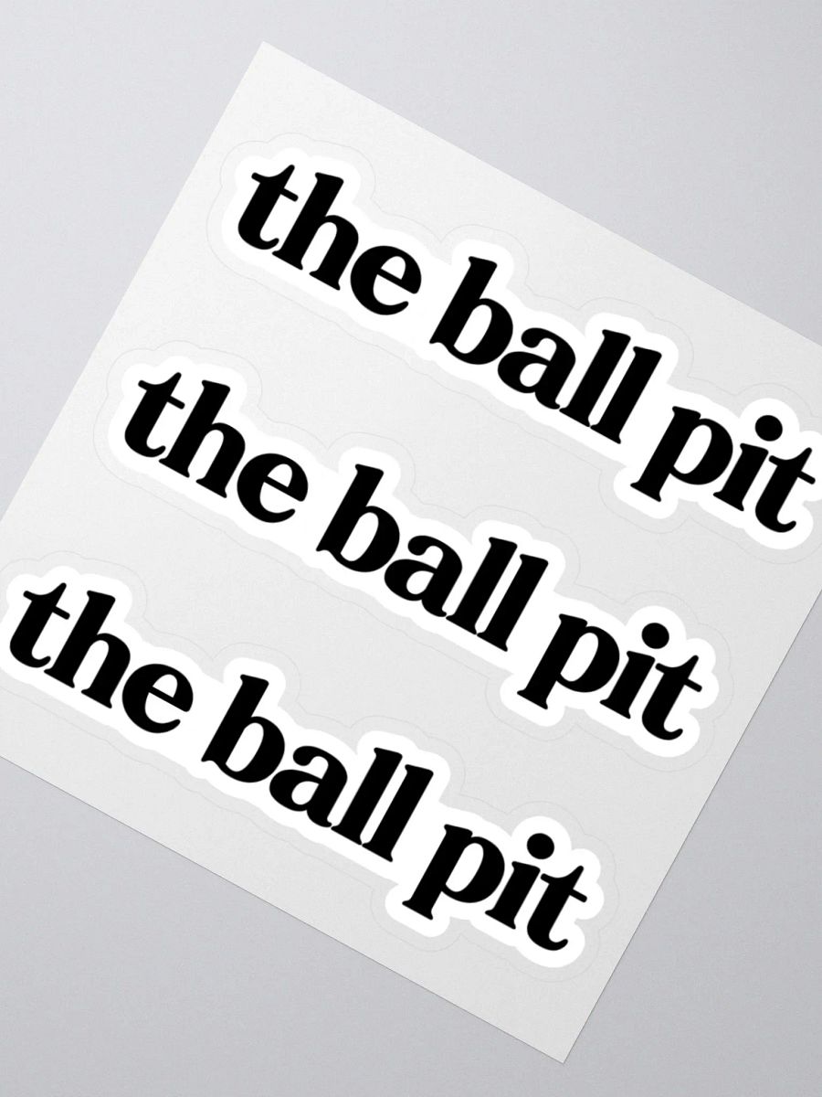 the ball pit - Classic Sticker Sheet product image (2)