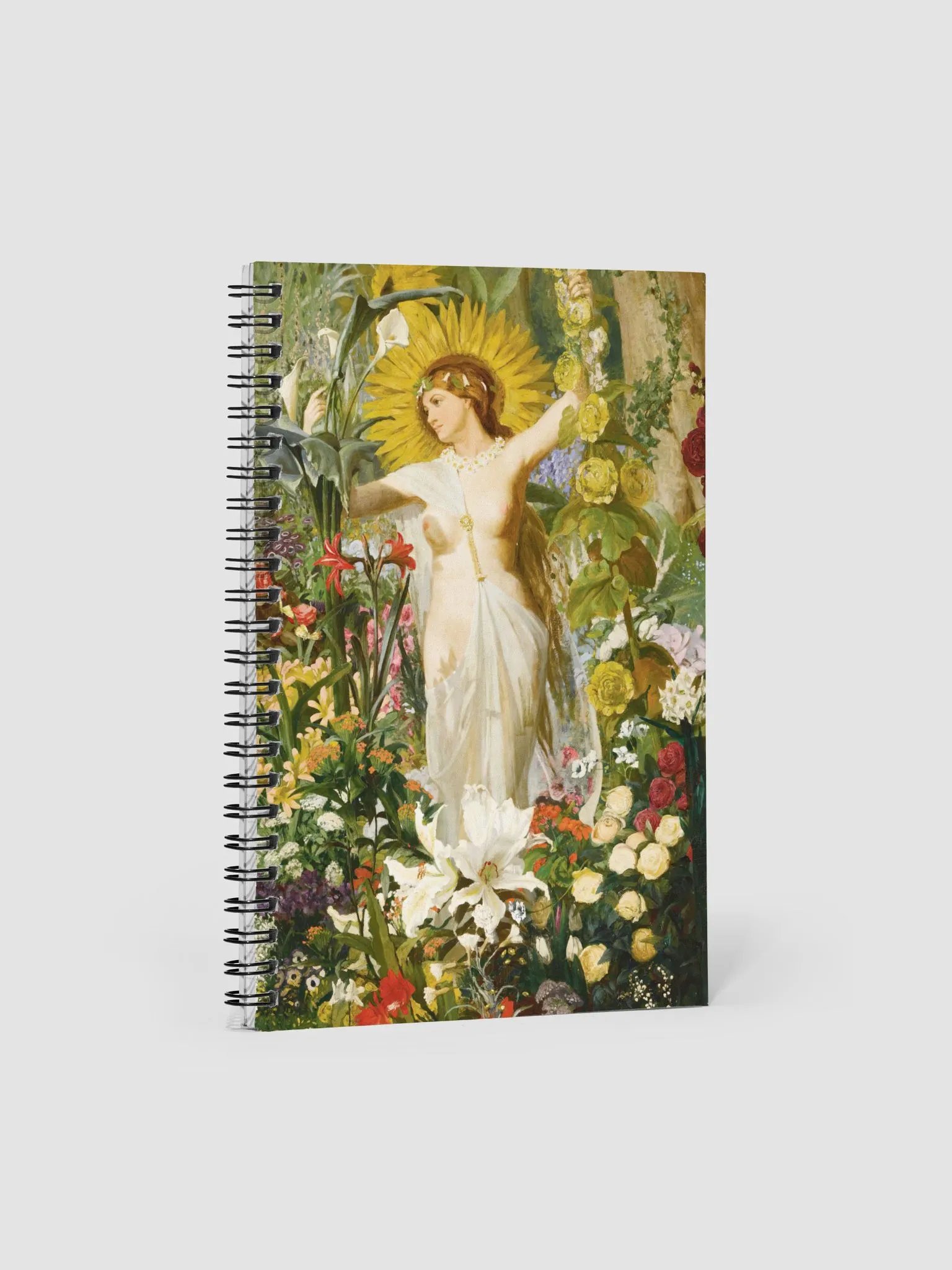 ''Flora'' by Valentine Bromley Spiral Notebook product image (4)