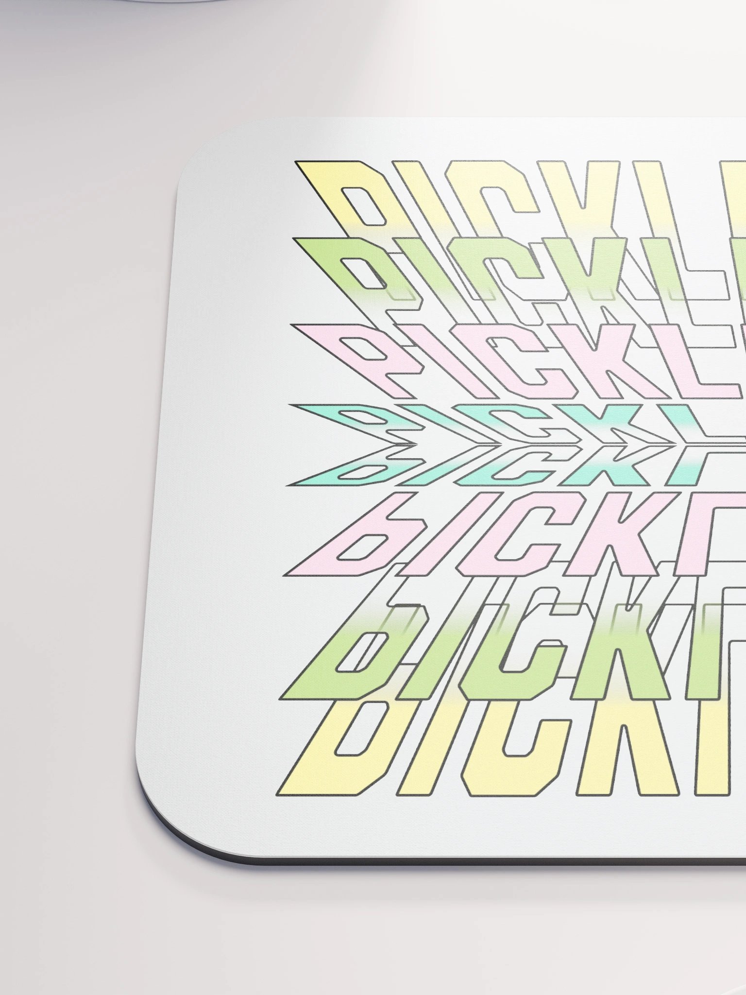 Pickleball Stacked Reflective Mirage Mouse Pad product image (6)