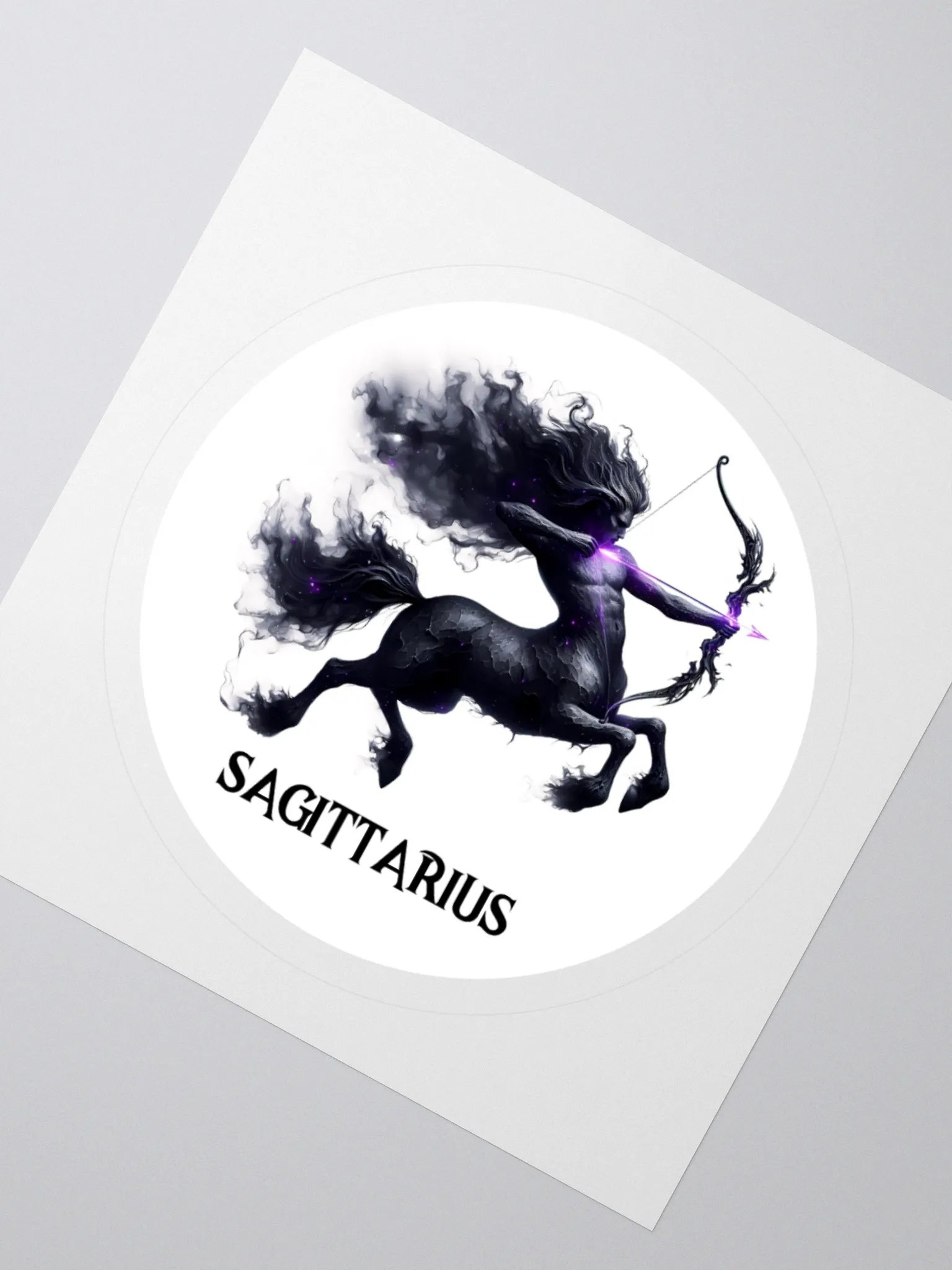 Mythical Sagittarius Zodiac Round Sticker product image (6)