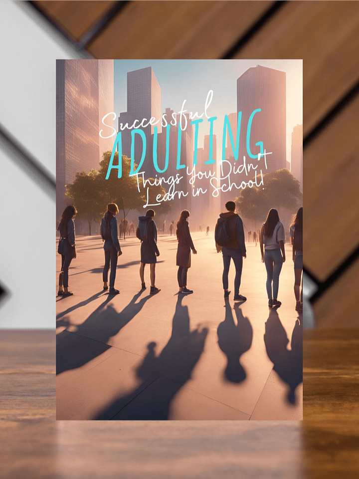 Successful Adulting: Things You Didn't Learn in School, 300+ Pages Digital Download product image (1)