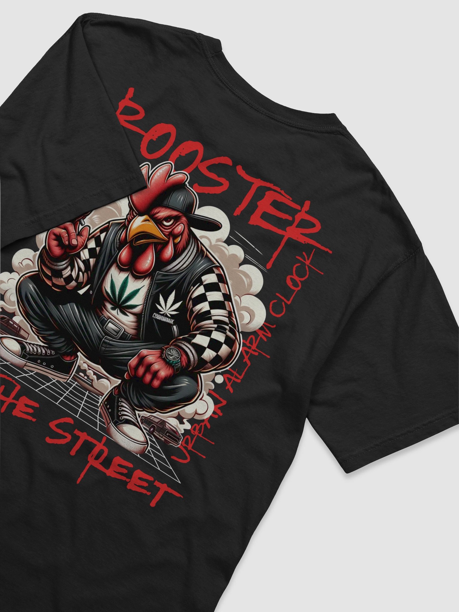 rooster on the streets T-shirt product image (3)