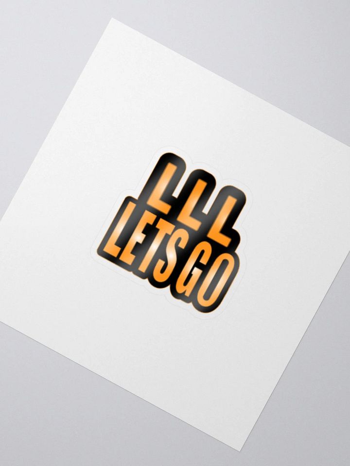 LLL Lets go emote sticker product image (5)