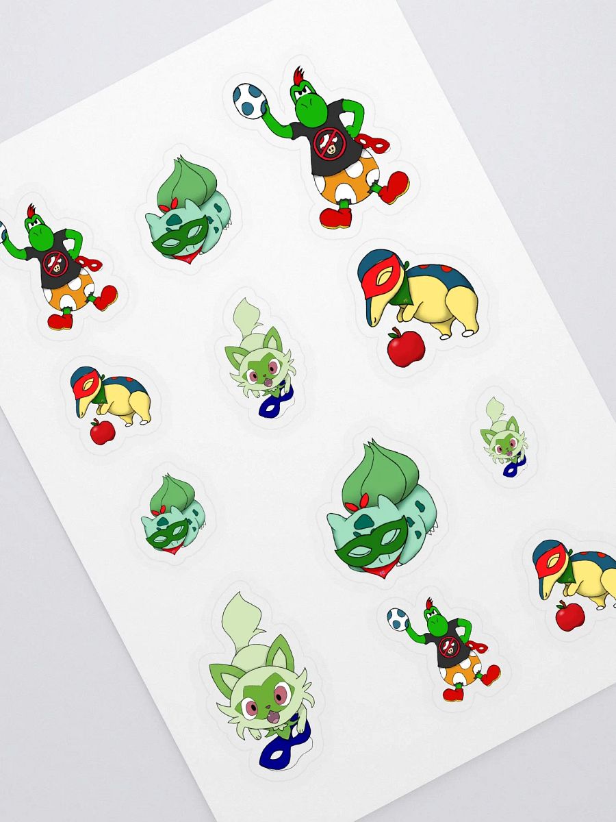 Our Named Friends Sticker Sheet product image (1)