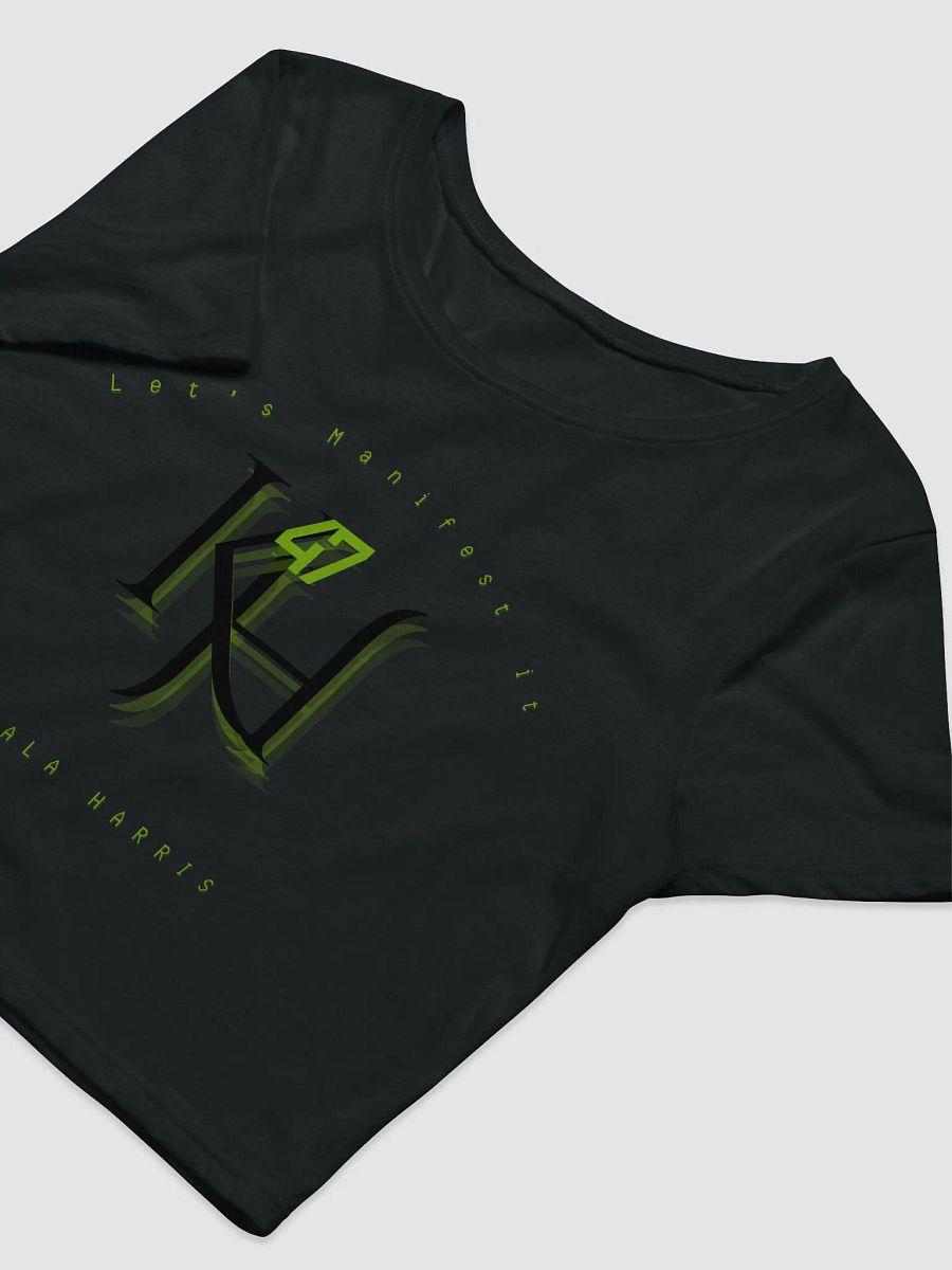 Glitchy Green K.H. Crop Tee product image (10)
