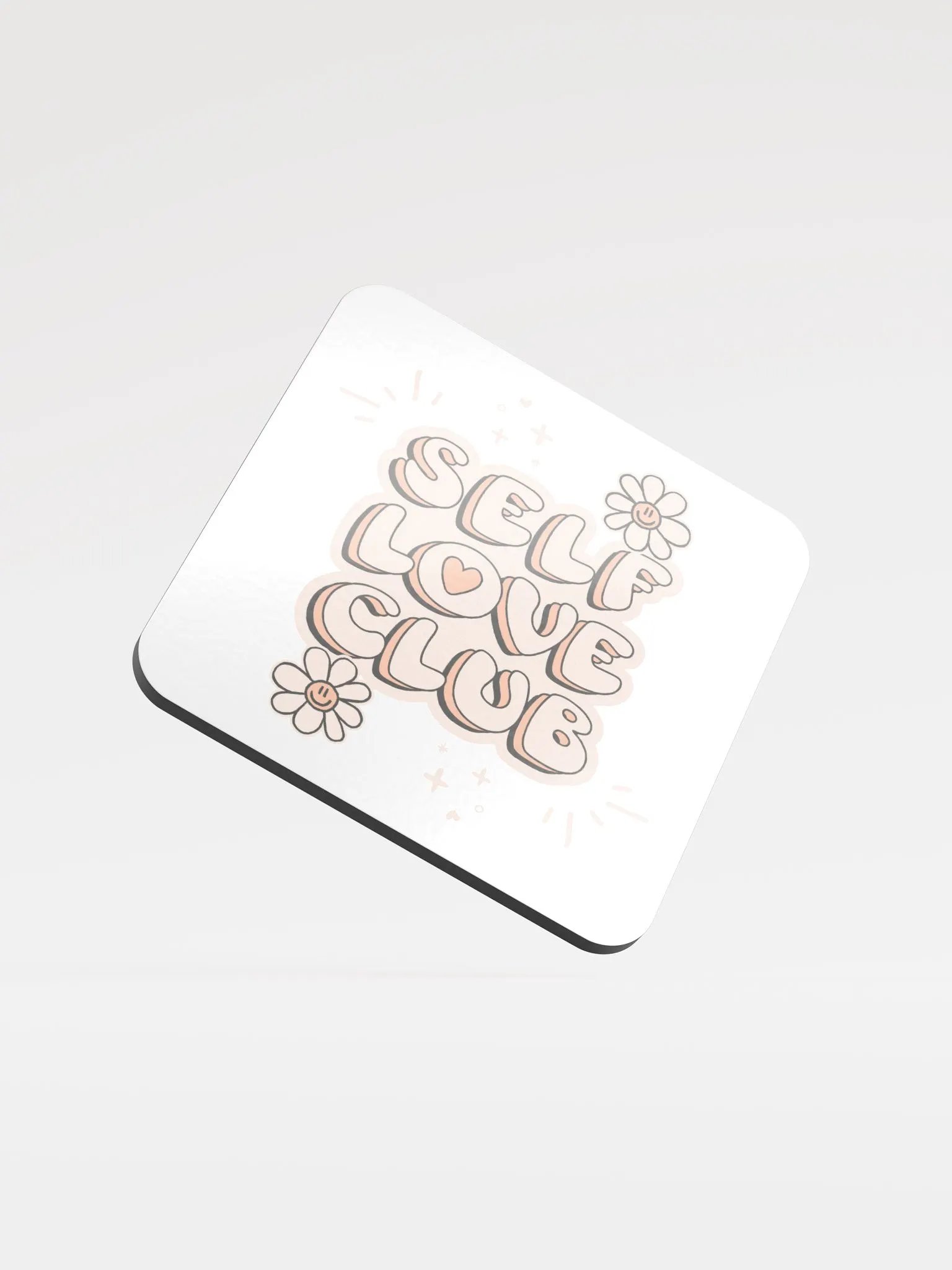 Self-Love Club In Color | Coaster product image (1)