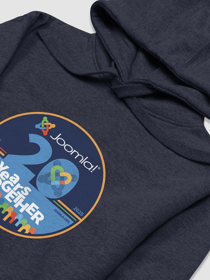 Joomla 20th Anniversary Edition<br />— Unisex Premium Hoodie / Colour— product image (2)