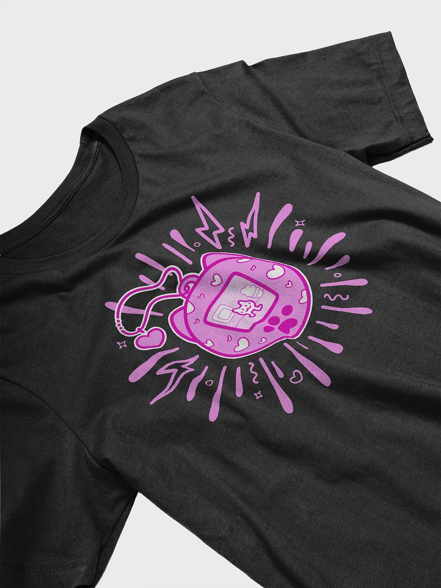 Lovely Digital Meow // T-Shirt - Pink - Dark Mode product image (3)