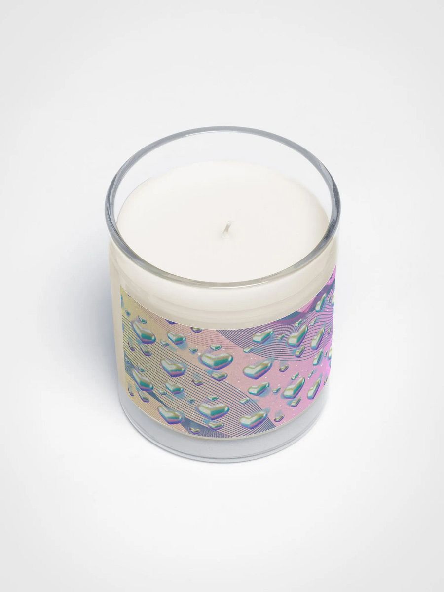 Iridescent Heart Soy Wax Candle for the feminine ladies product image (3)