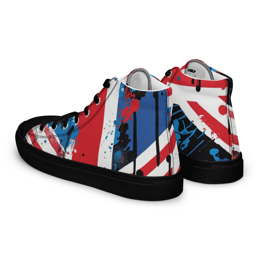Union Jack Graffiti Shoes - Brit Artz Men's High Tops product image (11)
