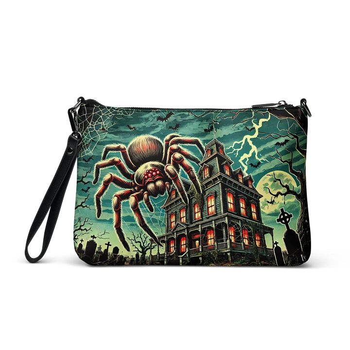 Giant Spider Haunted House Crossbody Bag - Spooky Purse product image (2)