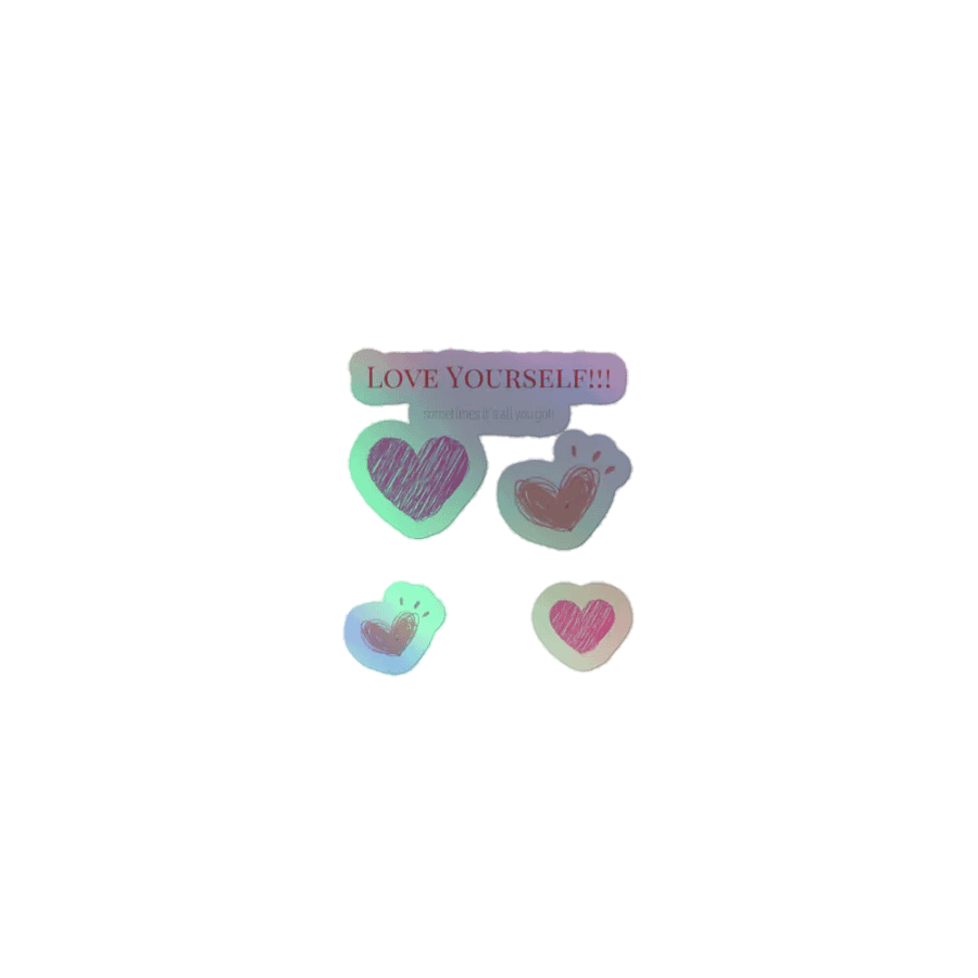 Love Yourself Colorful Stickers product image (1)