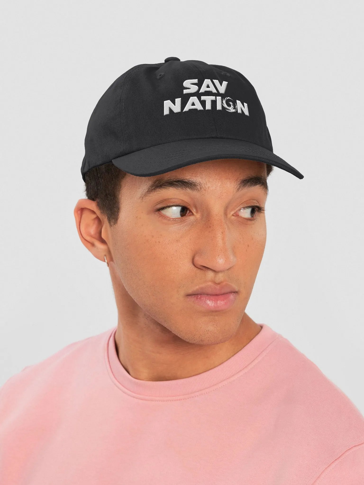 Sav Nation White Logo Dad Cap product image (6)