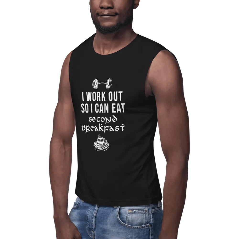 Premium Training Tank - I work out so I can eat second breakfast product image (7)