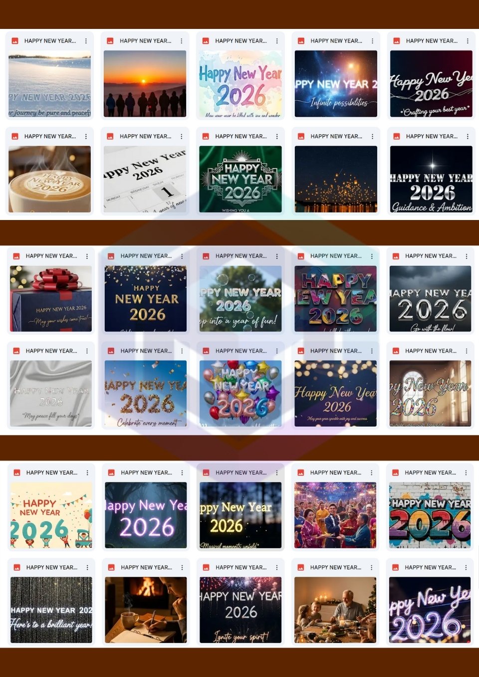 500 STUNNING NEW YEAR WISHING IMAGES BUNDLE FOR FESTIVE GREETINGS product image (3)