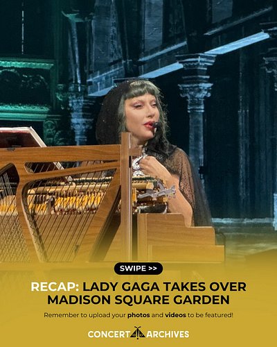 New York City was Gaga’s stage as Lady Gaga lit up Madison Square Garden on August 22 & 27 🎤✨🗽

From powerhouse vocals to lar...