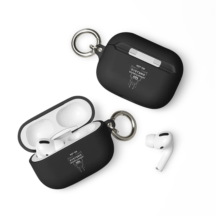 AirPods & AirPods Pro Case Not The System's Entertainment (white logo) product image (1)