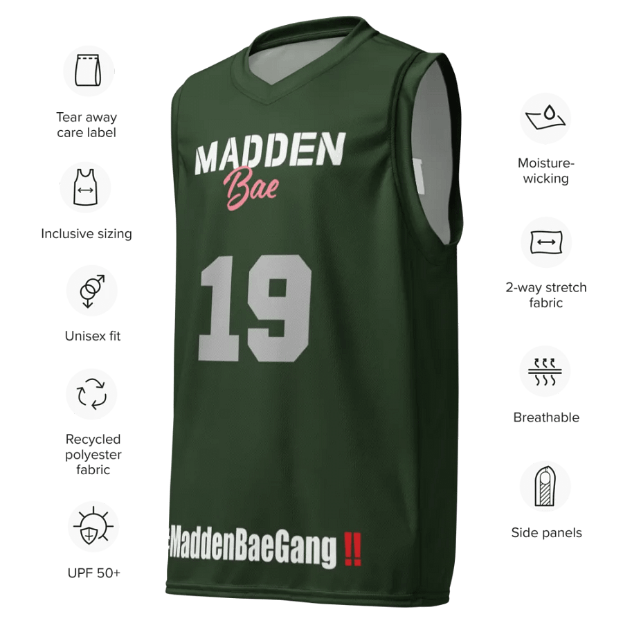 Madden Bae Jersey🦅 (Green + Gray) product image (5)