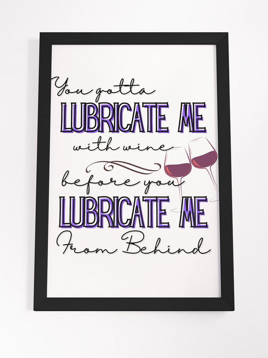 Lubrication Lamb Motto Framed Painting product image (4)