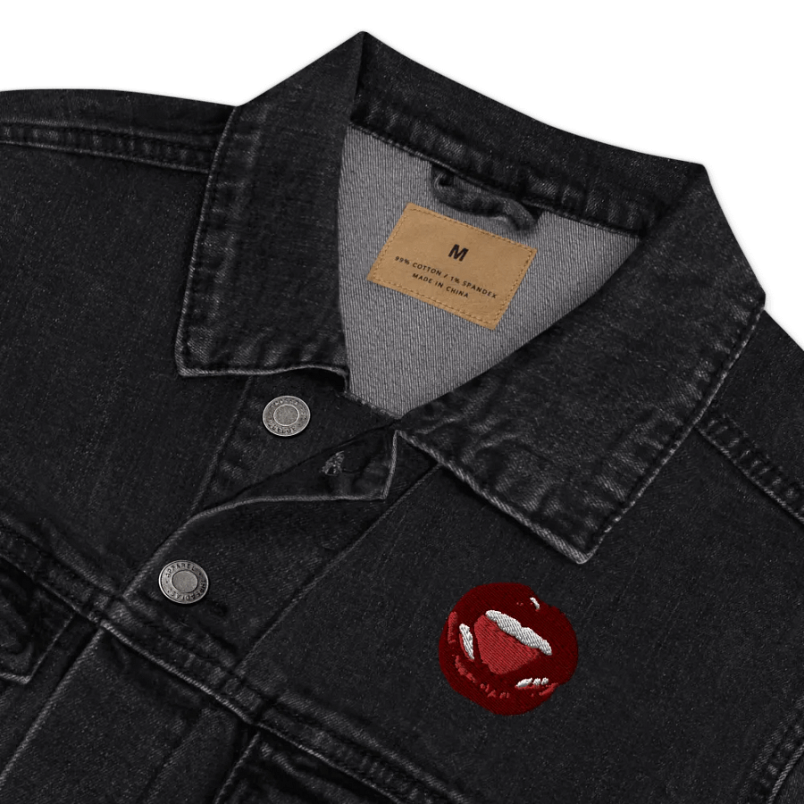 Lilith's Lust Crimson Kiss Denim Jacket product image (5)