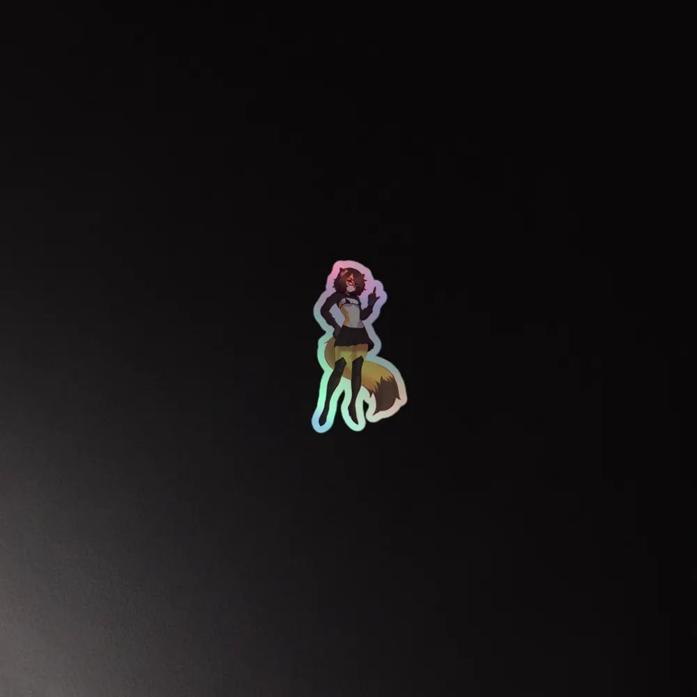 Kuro's Finger Holographic Sticker product image (2)