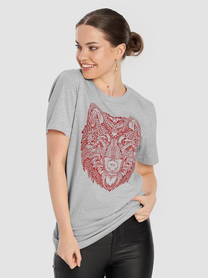Ornate Wolf Spirit T-Shirt product image (1)