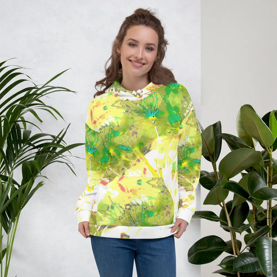 Way Cooler Abstract Dandelion Unisex Pull Over Hoodie product image (5)