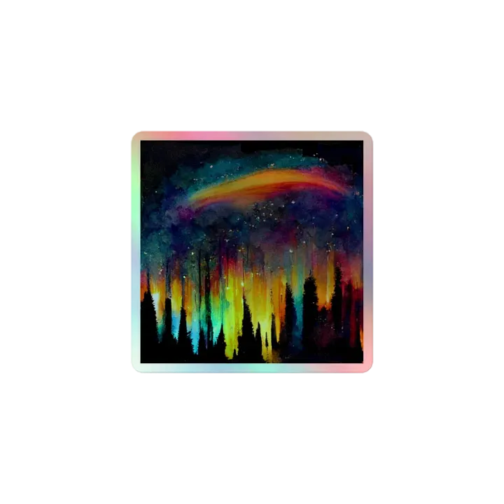 Holographic 3D Sticker Delight product image (1)