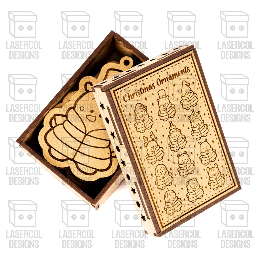 Christmas Ornaments Box - Laser Cut Files product image (9)