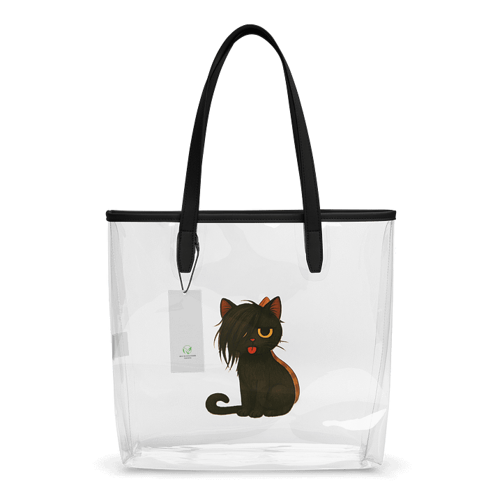 Playful Feline Clear Tote Bag product image (2)