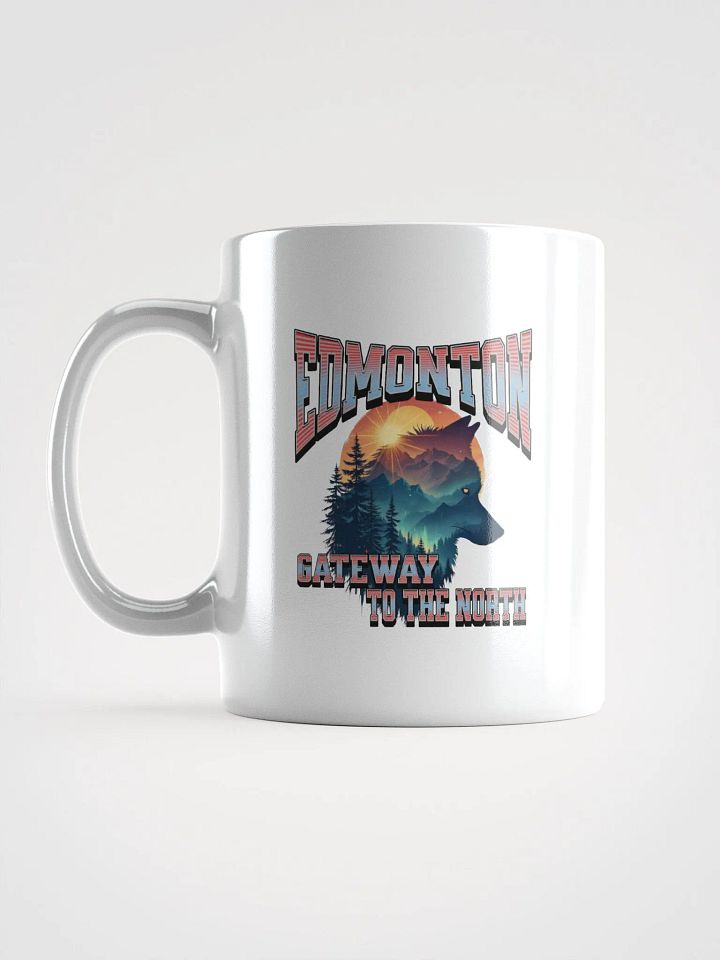 Edmonton Gateway To The North Wolf Wilderness Mug product image (1)