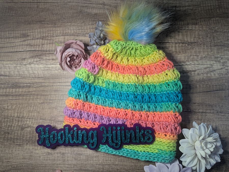 Petroskey Beanie - Neon Stripe product image (1)