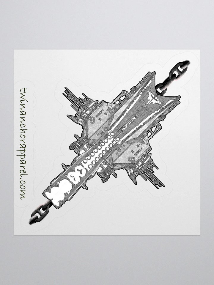Foss double tug Sketch Kiss Cut Stickers product image (4)