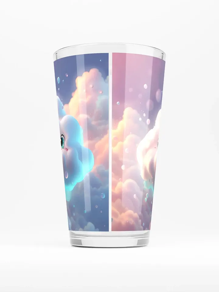 Cute Cloud Pint Glass product image (2)