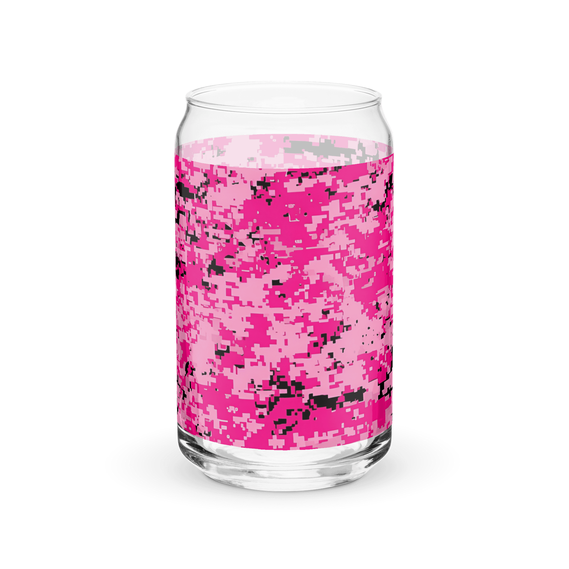 Pixel Pink Glass: Can-Shaped Elegance product image (2)