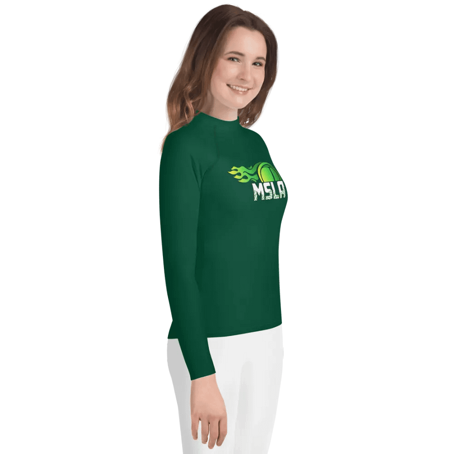 MSLA Green Youth Rash Guard product image (5)