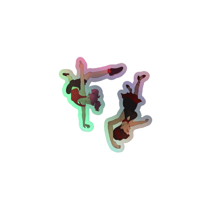 Panic and Marzi stickers (holo) product image (1)