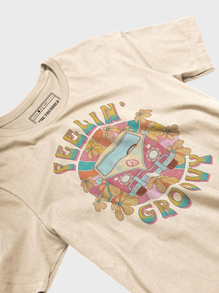 Peaceful Groovy VW Camper Van T-Shirt product image (2)