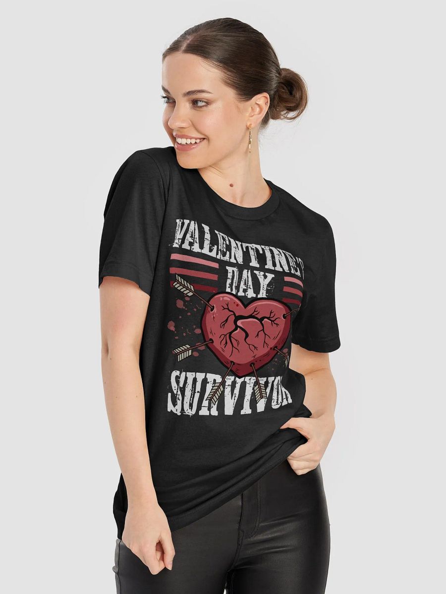 Valentine’s Day Survivor T-Shirt – Anti-love & Grunge Design product image (14)