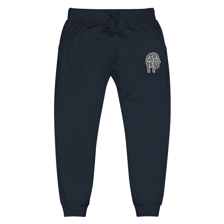 In My Head (bubble design) embroidered fleece joggers product image (12)