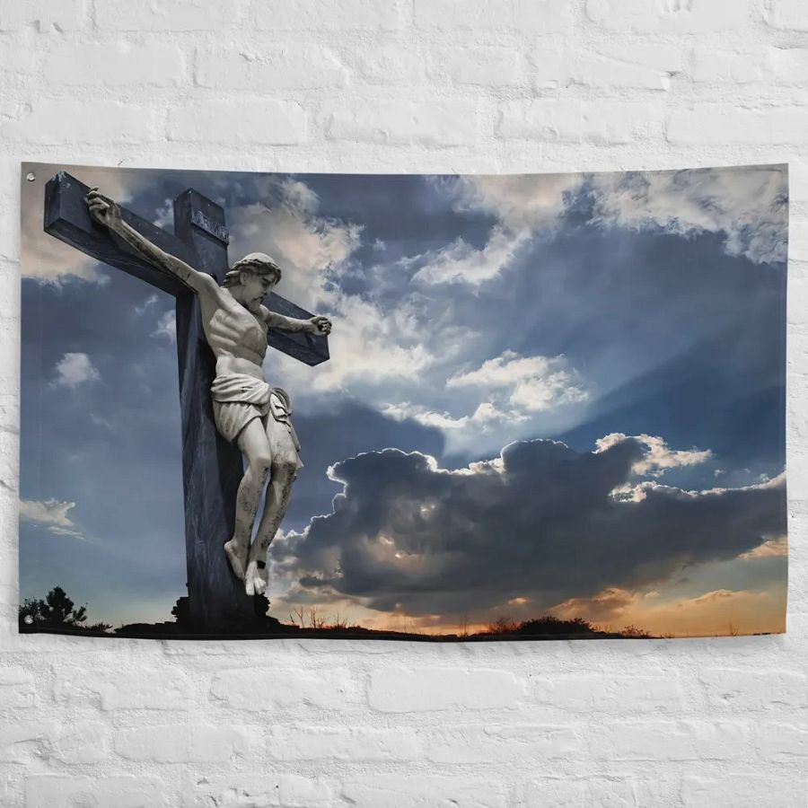 Divine Radiance All-Over Print Flag product image (10)