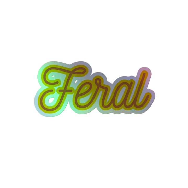 Feral Shiny Sticker product image (2)