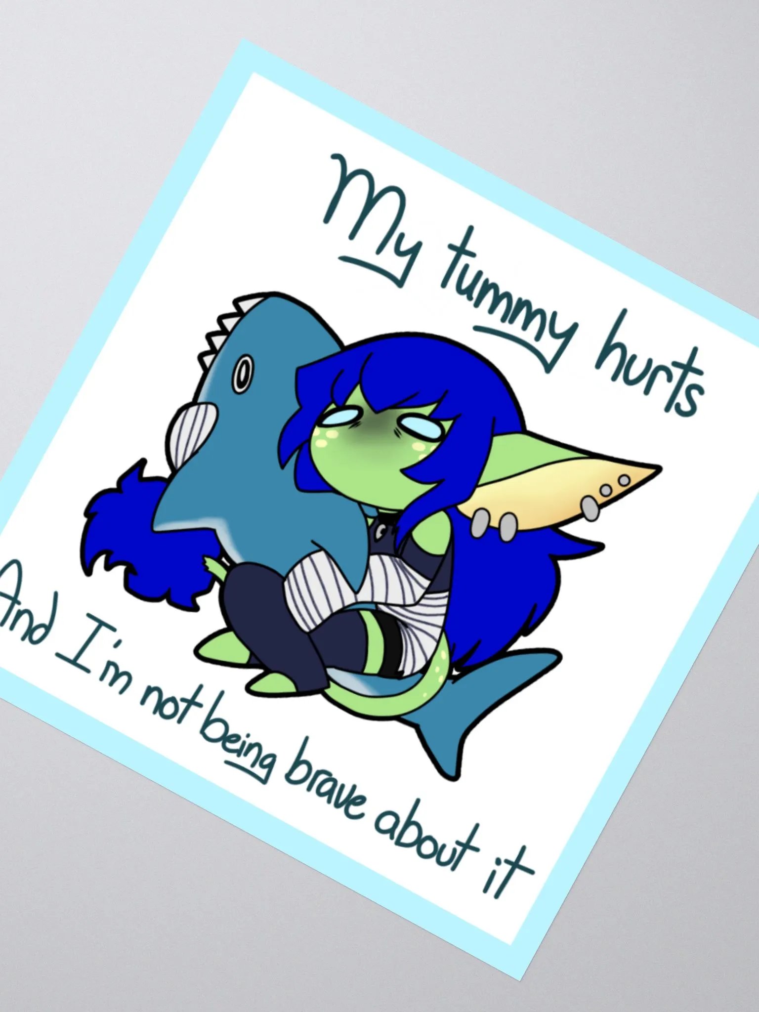 Tummy Hurts Sticker (Updated) product image (2)