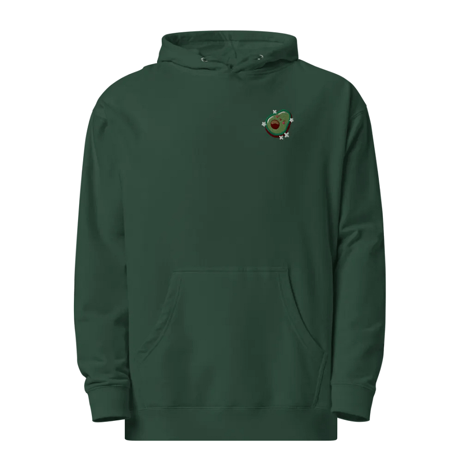 Cute Avocado Face Midweight Hoodie product image (6)