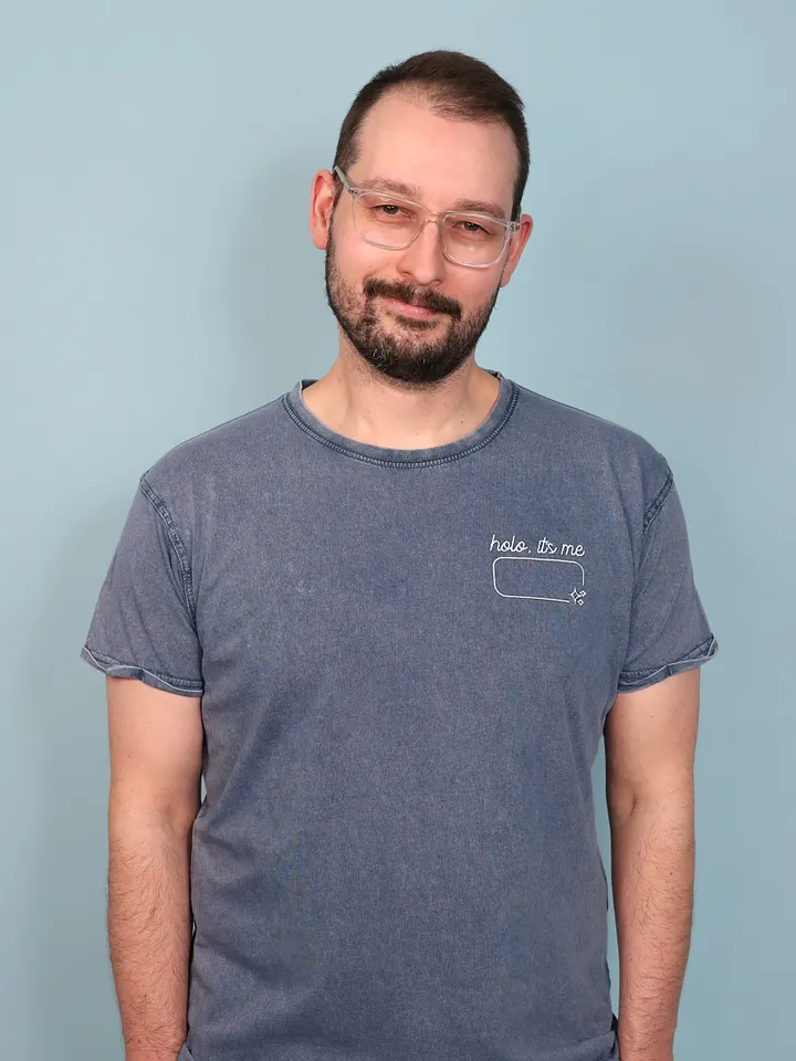 holo it's me Acid Wash T-Shirt product image (1)