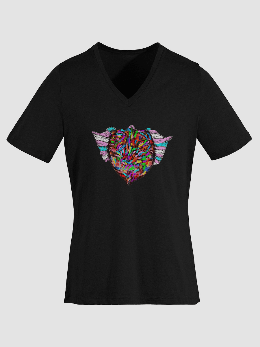 Love Has Wings Relaxed V-Neck Tee product image (17)